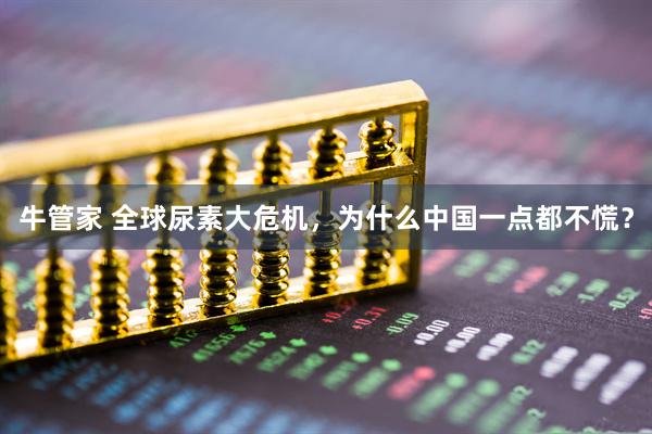牛管家 全球尿素大危机，为什么中国一点都不慌？